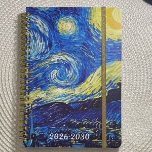 Van Gogh Starry Night 5 Year Monthly Planner 2026-2030